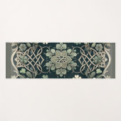 Keltischer Kleeblatt-Blumenanhänger Yogamatte (Vorderseite (Horizontal))
