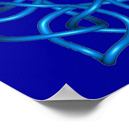 Keltischer Knoten 11 Poster (Ecke)