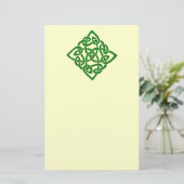 Keltischer Knoten - Diamant Briefpapier (Stehend Vorderseite)