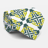 Keltischer Knoten-Entwurf bemannte Hals-Krawatte Krawatte (Gerollt)