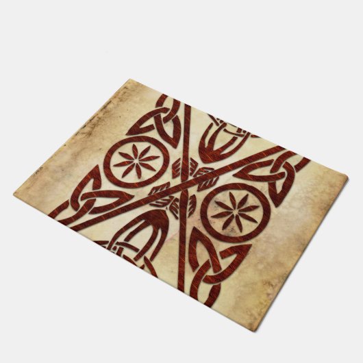 keltischer Knoten Fußmatte (Schrägansicht)