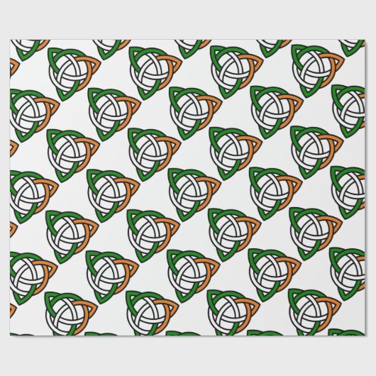 Keltischer Knoten Geschenkpapier (Flach)