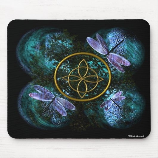 Keltischer Knoten/Hexe-Knoten Mousepad (Vorne)