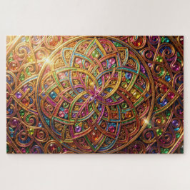 Keltischer Knoten-Juwelen-Puzzle Puzzle