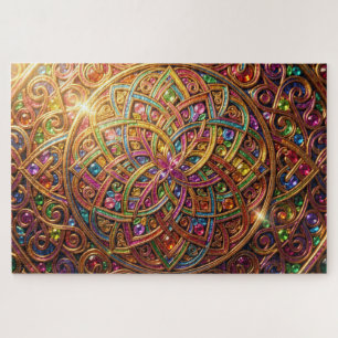 Keltischer Knoten-Juwelen-Puzzle Puzzle