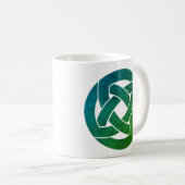 Keltischer Knoten Kaffeetasse (VorderseiteRechts)