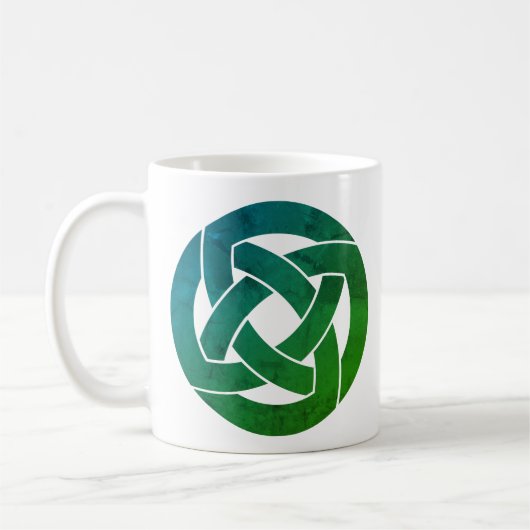 Keltischer Knoten Kaffeetasse (Links)