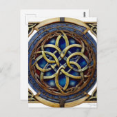 keltischer Knoten Postkarte (Vorne/Hinten)