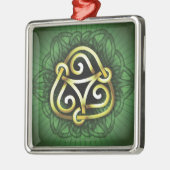 Keltischer Knoten Silbernes Ornament (Links)