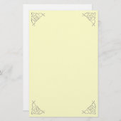 Keltischer Knoten stationär Briefpapier (Vorne/Hinten)