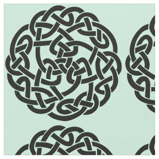 Keltischer Knoten Stoff (Nahaufnahme)