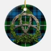 Keltischer Knoten und Clan Campbell von Argyll Keramikornament (Hinten)