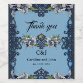 keltischer Knoten Weinetikett (Einzelnes Label)