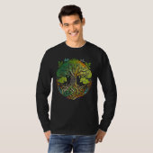 Keltischer Knotenbaum Leben oder Gälisches Knotenw T-Shirt (Vorne ganz)