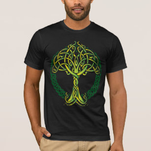 Keltischer Knüpfarbeit-Baum Wikingers des Lebens T-Shirt