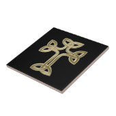 Keltischer Kreuzknochen Fliese (Seite)