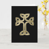 Keltischer Kreuzknochen Karte (Gelbe Blume)