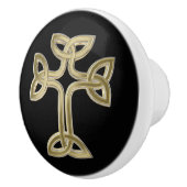 Keltischer Kreuzknochen Keramikknauf (Rechts)