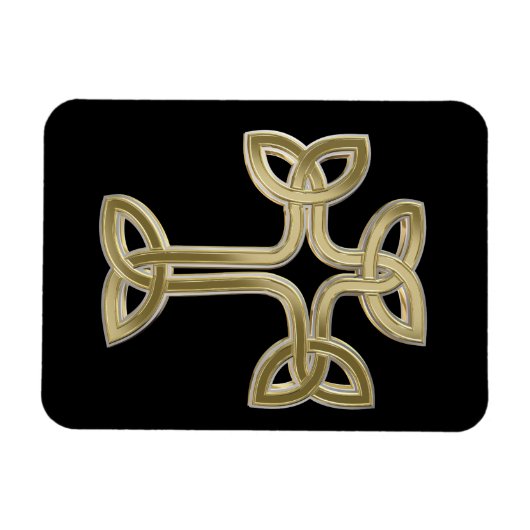 Keltischer Kreuzknochen Magnet (Horizontal)