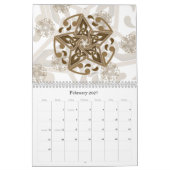 Keltischer Kunst-Wandkalender Kalender (Feb 2027)