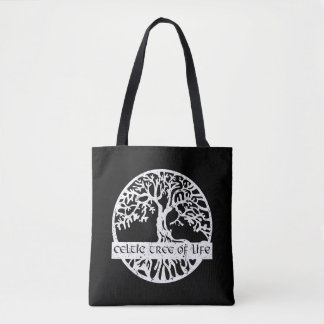 Keltischer Lebensbaum Yggdrasil Illustration  Tasche