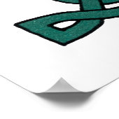 Keltischer Letter K-Druck Poster (Ecke)