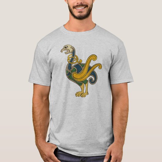 Keltischer mittelalterlicher Gans-T - Shirt (Vorderseite)
