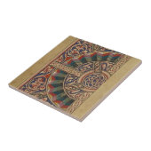 Keltischer mittelalterlicher Halbkreis-Entwurf Fliese (Seite)