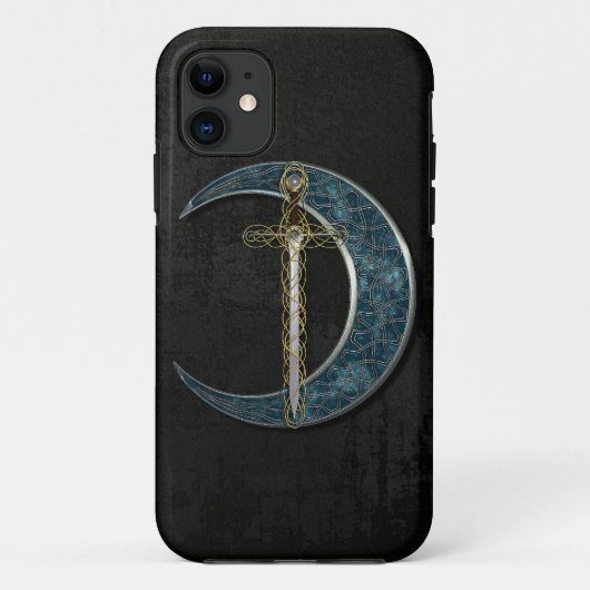 Keltischer Mond und Klinge Case-Mate iPhone Hülle (Rückseite)