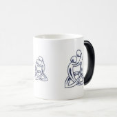 Keltischer Mutterschafts-Knoten-verwandelnde Tasse (VorderseiteRechts)