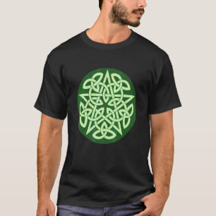 Keltischer Okkult Wicca Pentakel Knoten T-Shirt