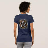 Keltischer Pentagram-T - Shirt (Schwarz voll)