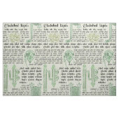 Keltischer Probenehmer im Grün Stoff (Fat Quarter (45,7 x 55,9 cm))