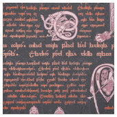 Keltischer Probenehmer im Schwarzen und in der Stoff (Muster)