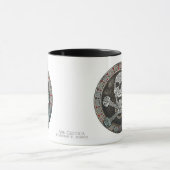 Keltischer Schädel u. Knochen-Tasse Tasse (Zentrum)