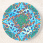 Keltischer Schildkröte-Untersetzer Getränkeuntersetzer (Vorne)