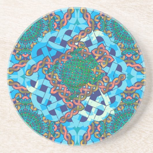 Keltischer Schildkröte-Untersetzer Getränkeuntersetzer (Vorne)