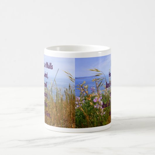 Keltischer Segen für das Zuhause Kaffeetasse (Mittel)