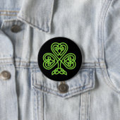 Keltischer Shamrock Button (Beispiel)