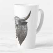 Keltischer Silber Stierkopf Wikinger Keltisch Milchtasse (Rechte Ecke)