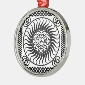 keltischer Single Ornament Aus Metall (Links)