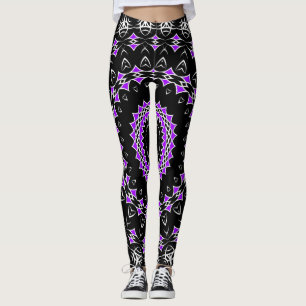 Keltischer Stammes- Mandala (lila) Leggings