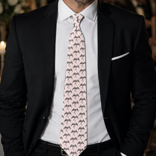 Keltischer Stammesdrache Schwarz Pink Krawatte