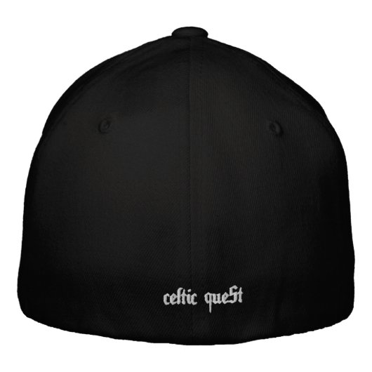 Keltischer Suche-"Klee" FlexFit Hut (Rückseite)