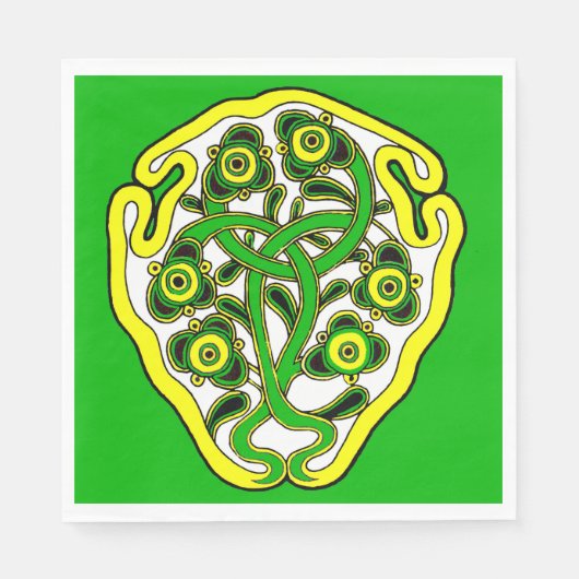 keltischer Symboldruck Serviette (Vorderseite)