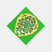 keltischer Symboldruck Serviette (Ecke)