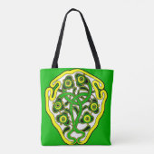 keltischer Symboldruck Tasche (Rückseite)