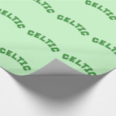 keltischer Text Geschenkpapier (Ecke)