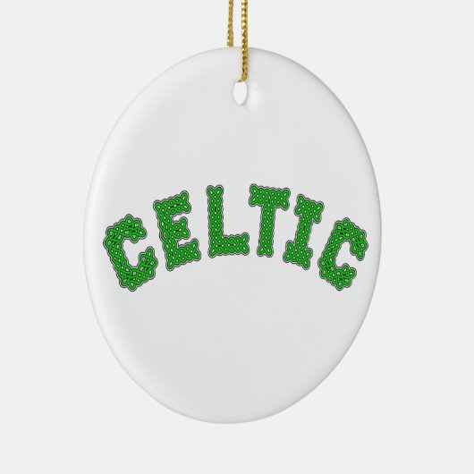 keltischer Text Keramikornament (Rechts)