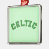 keltischer Text Silbernes Ornament (Links)
